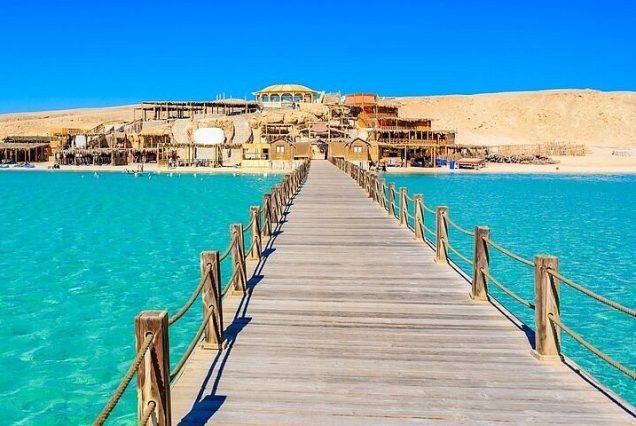 Orange Bay Insel Hurghada Schnorchel Ausflug